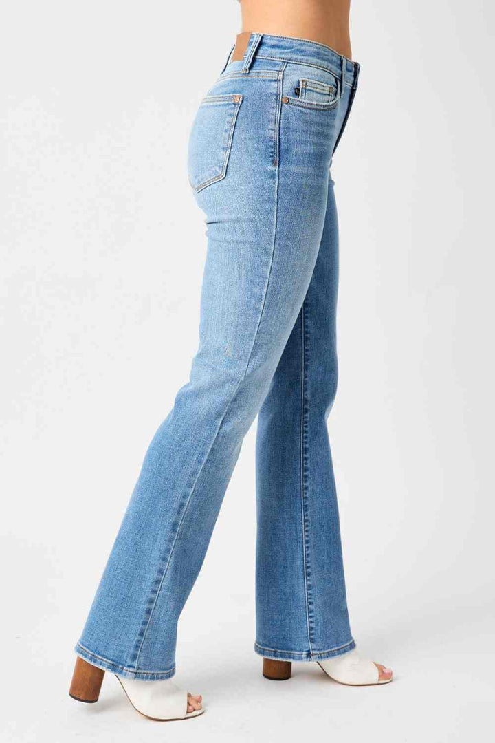 Judy Blue - Mid Rise Bootcut Jeans - Inspired Eye Boutique