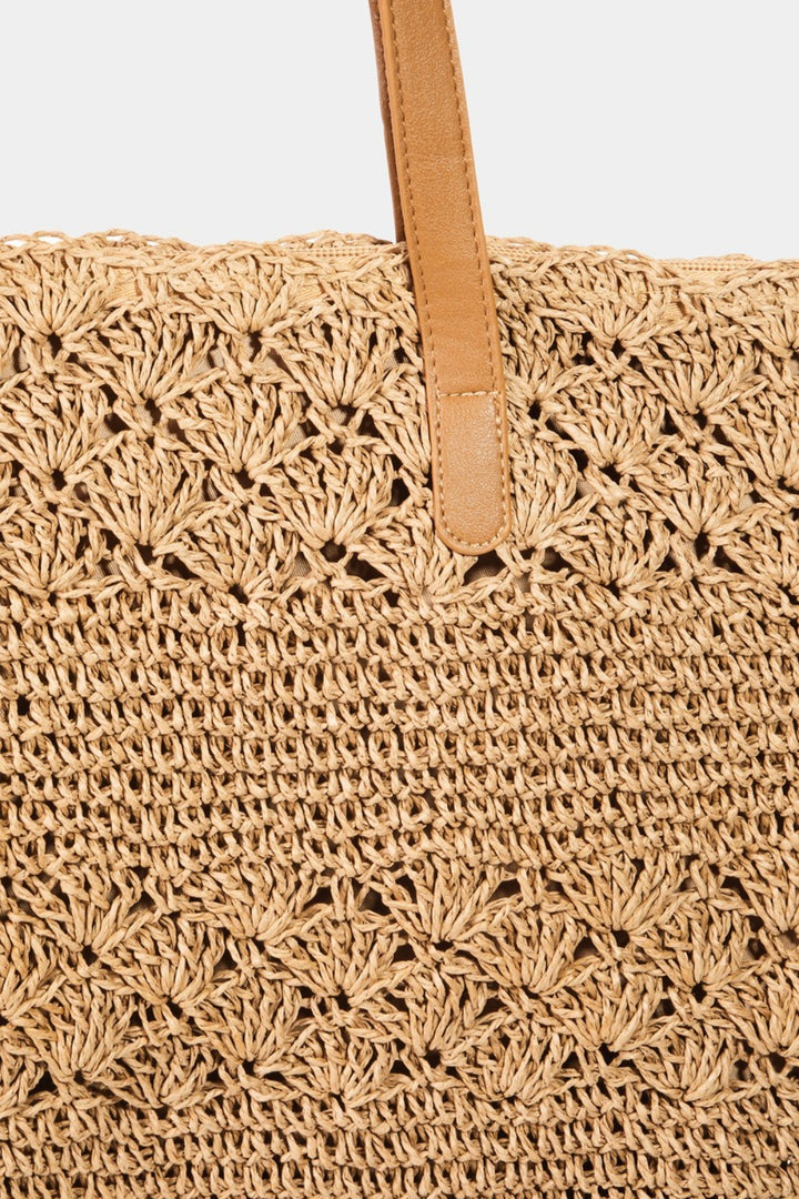 Beachy Keen Straw Tote Bag