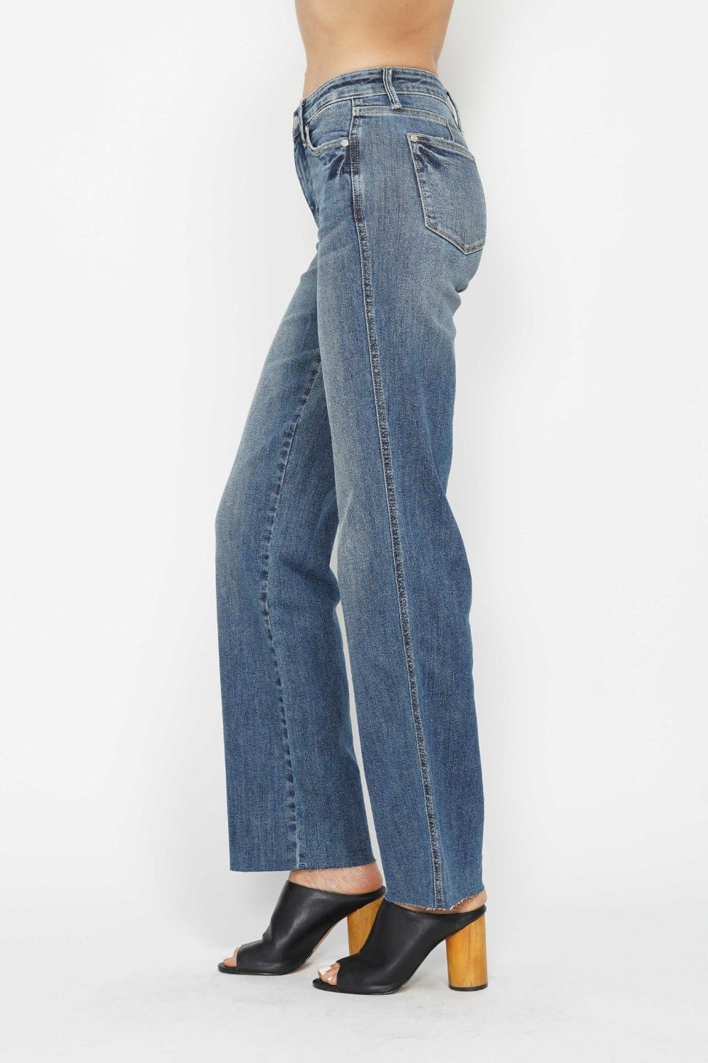 Judy Blue - Tummy Control Straight Leg Jeans - Inspired Eye Boutique