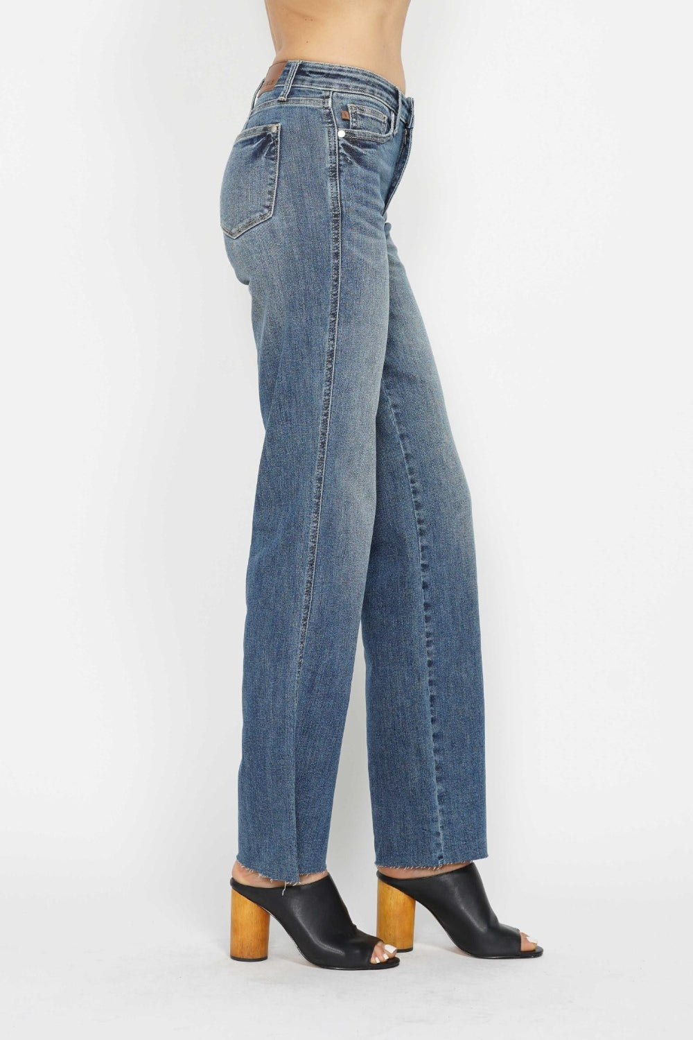 Judy Blue - Tummy Control Straight Leg Jeans - Inspired Eye Boutique