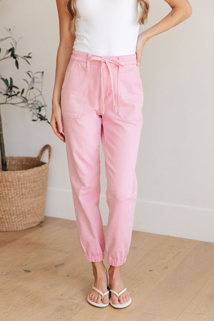 Judy Blue - Regina Pink Joggers