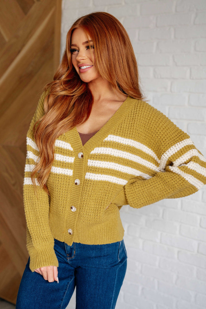 On Top of The World Button Front Cardigan