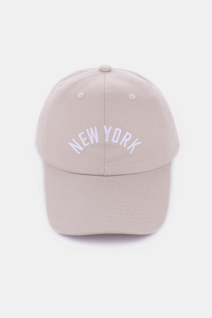 Adjustable Embroidered City Baseball Cap - Inspired Eye Boutique