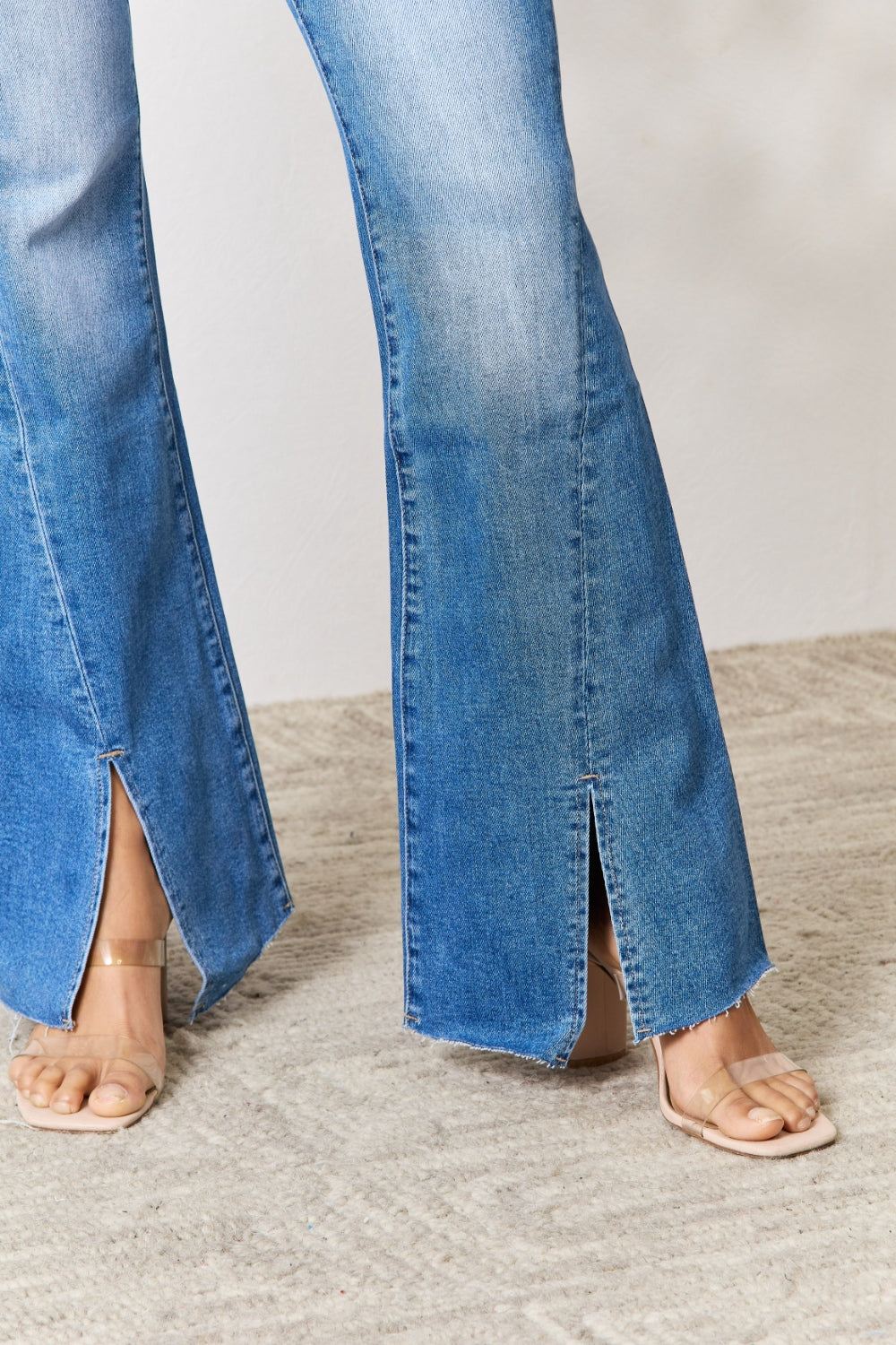BAYEAS - Slit Flare Jeans - Inspired Eye Boutique