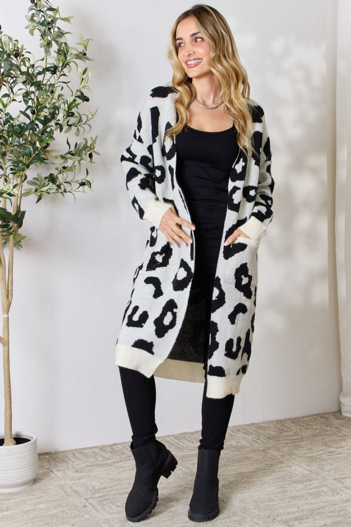 BiBi Leopard Print Cardigan - Inspired Eye Boutique