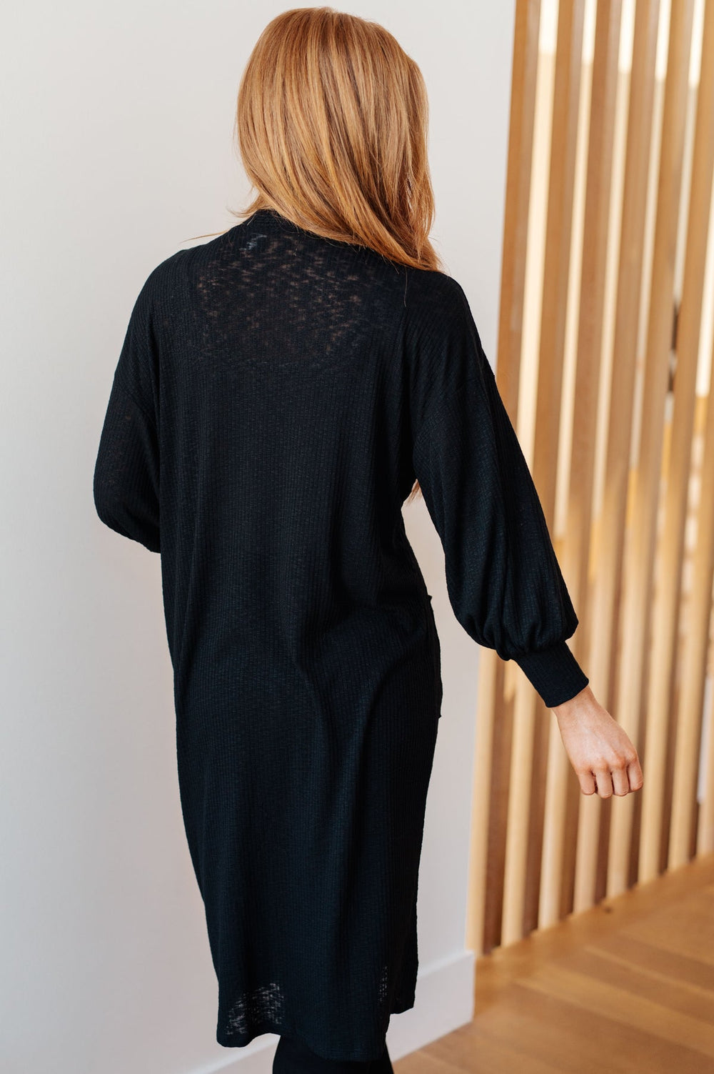 Black Duster Cardigan - Inspired Eye Boutique