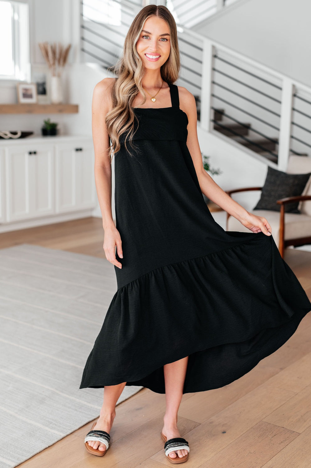 Black Sleeveless Maxi Dress - Inspired Eye Boutique