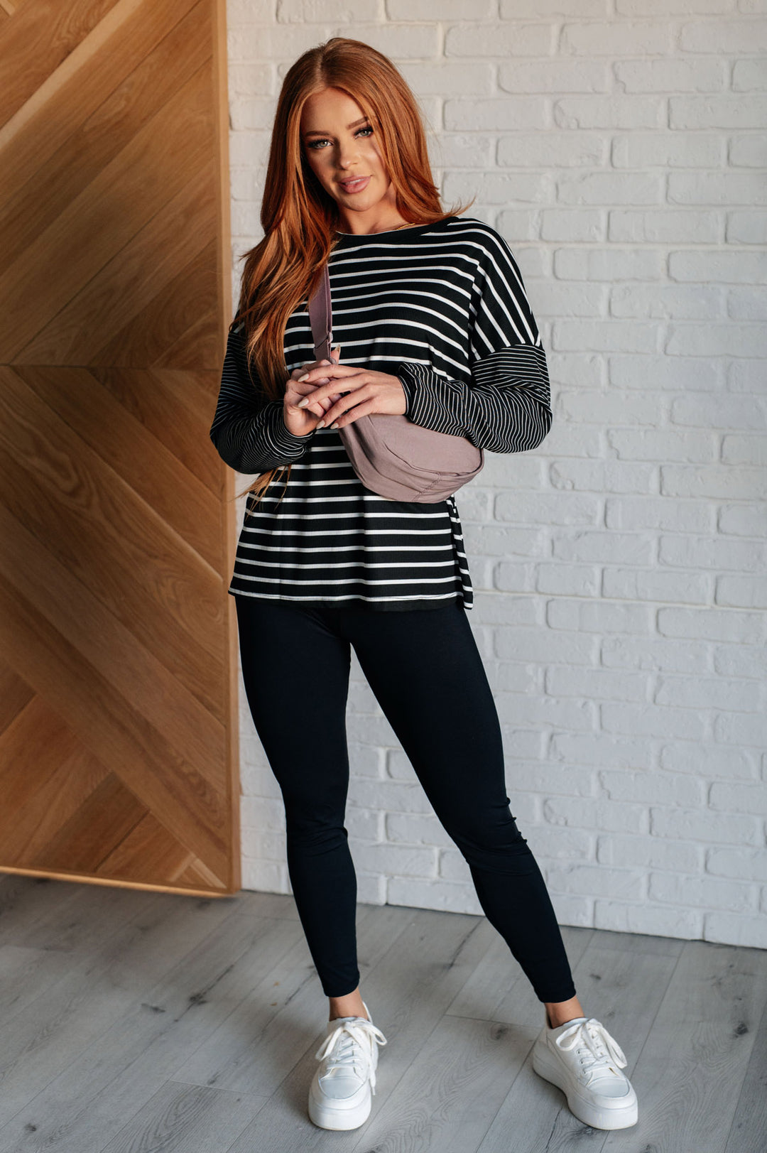 Black Striped Long Sleeve Top - Inspired Eye Boutique