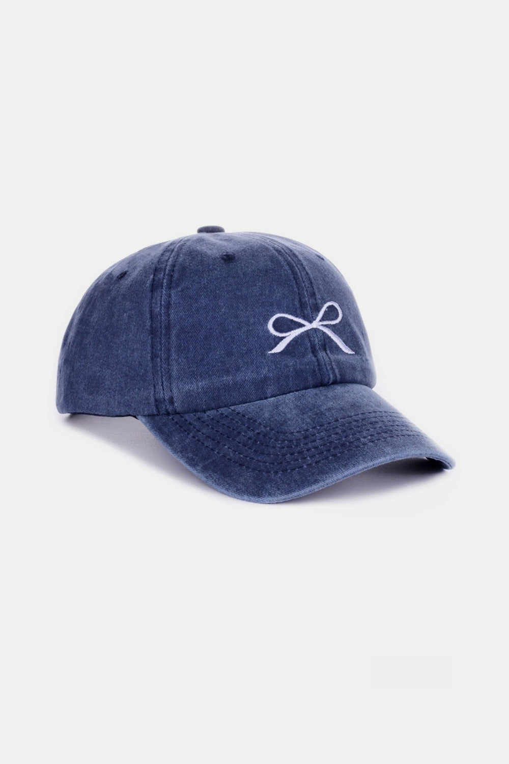 Bow Embroidered Baseball Cap - Inspired Eye Boutique