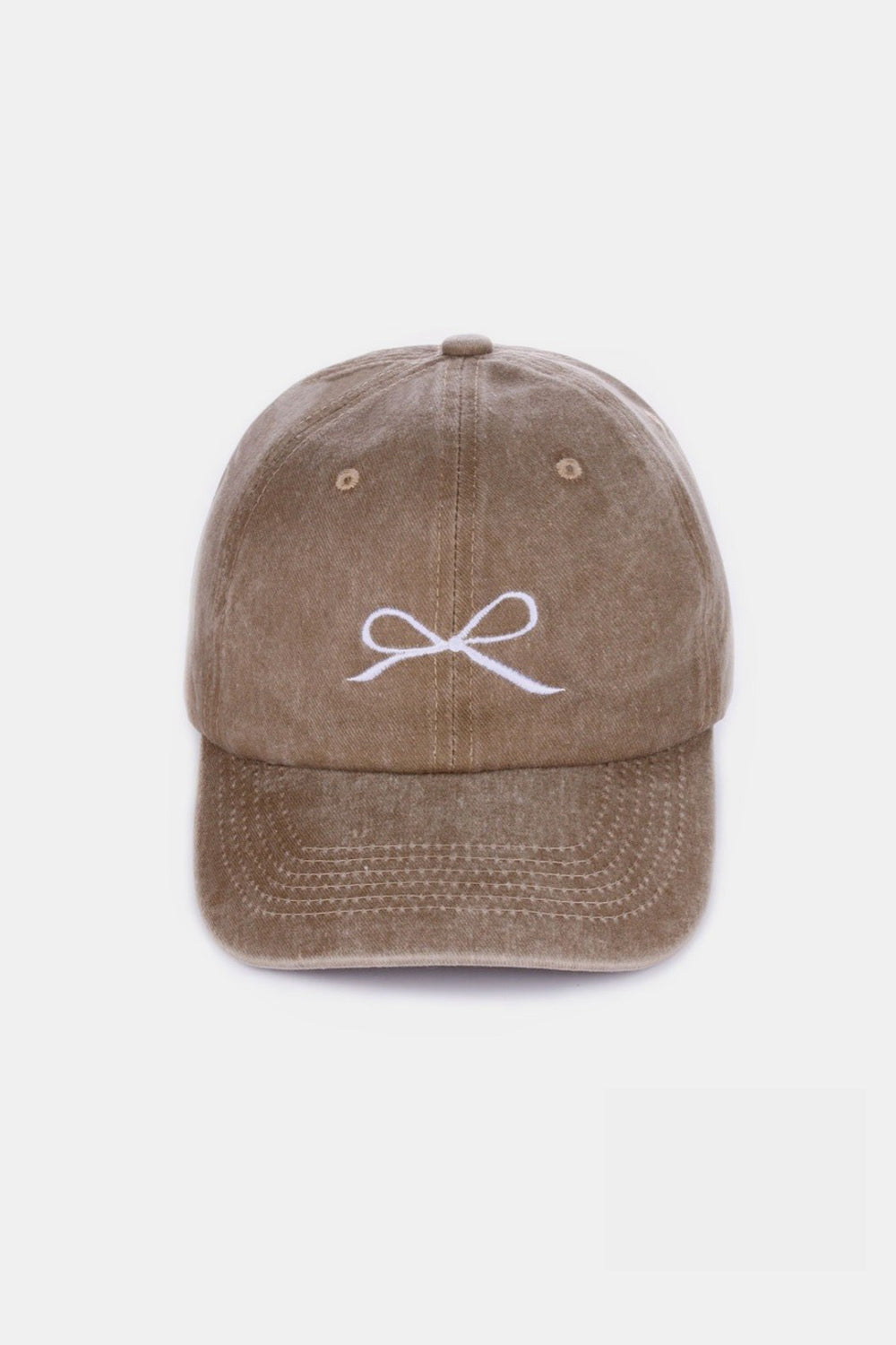 Bow Embroidered Baseball Cap - Inspired Eye Boutique