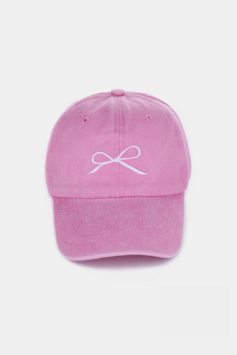 Bow Embroidered Baseball Cap - Inspired Eye Boutique