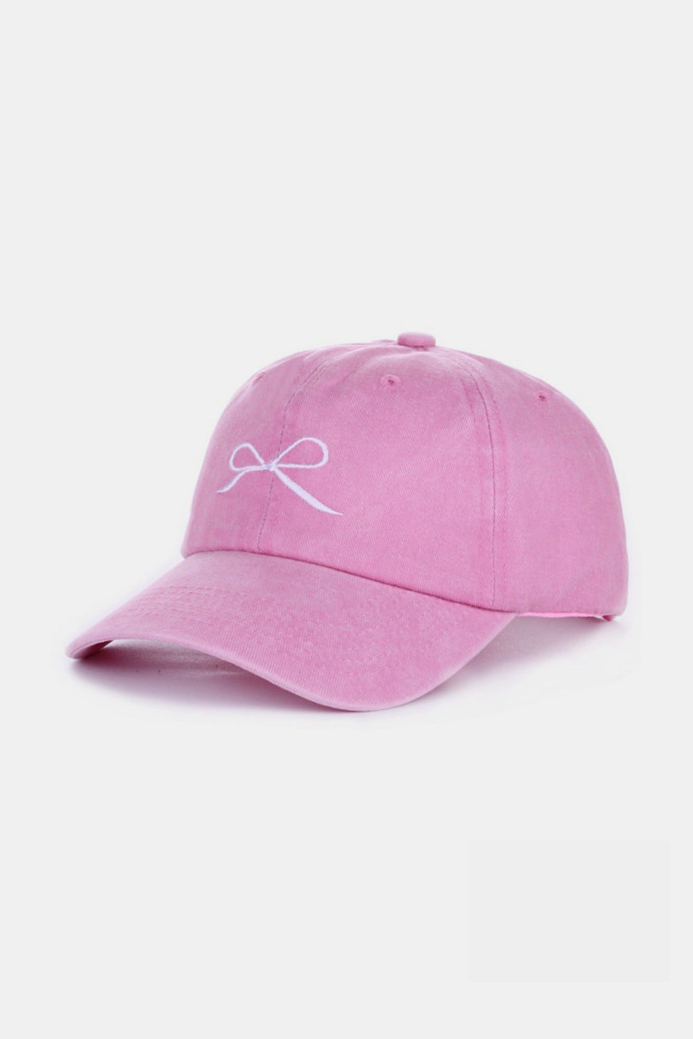 Bow Embroidered Baseball Cap - Inspired Eye Boutique