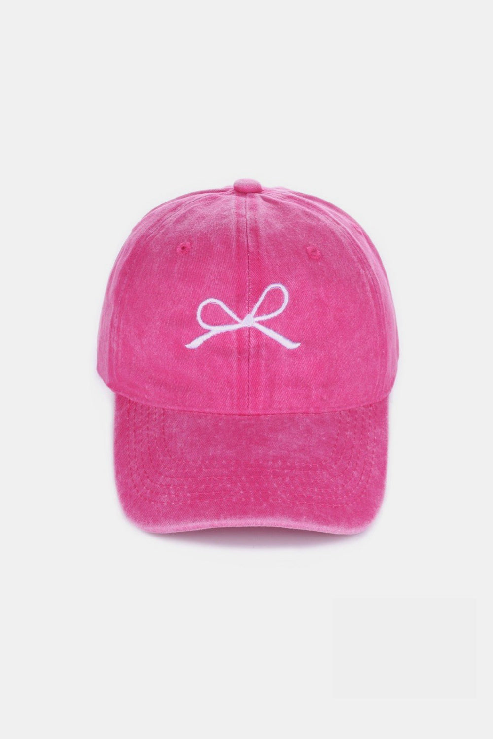 Bow Embroidered Baseball Cap - Inspired Eye Boutique