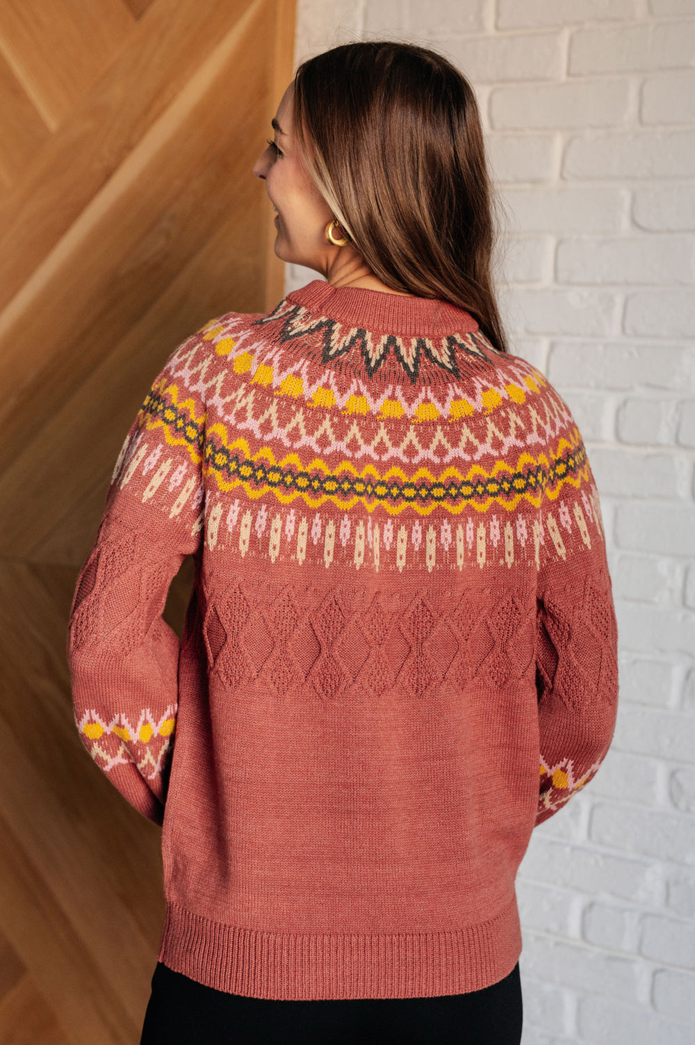 Cozy Chalet Fair Isle Sweater - Inspired Eye Boutique