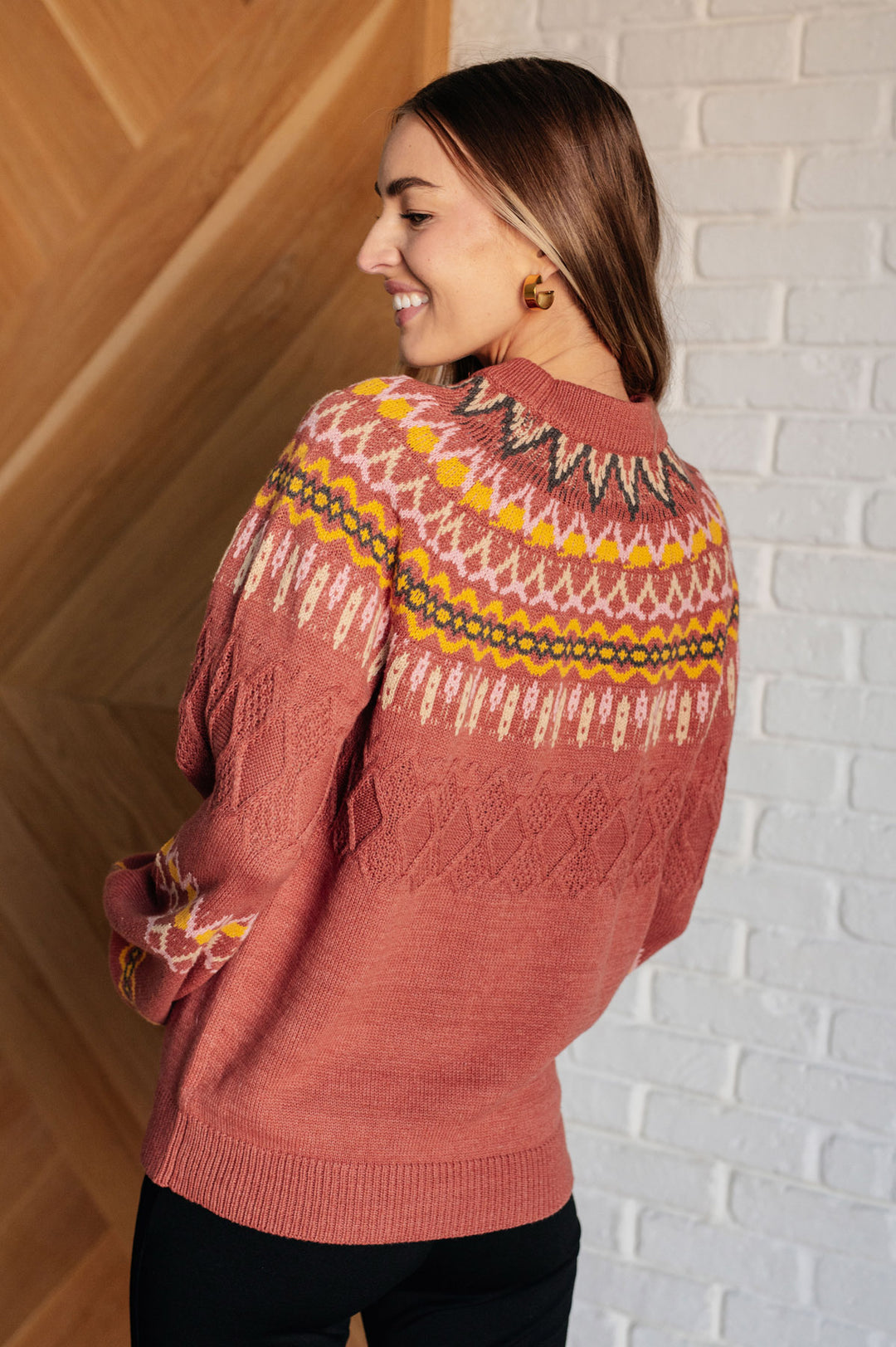 Cozy Chalet Fair Isle Sweater - Inspired Eye Boutique