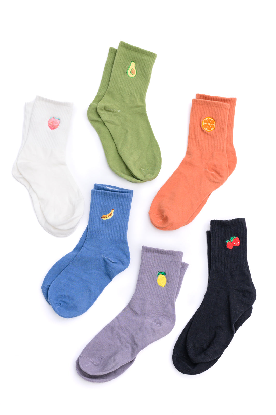 Fruit Snack Socks Set of 6 - Inspired Eye Boutique