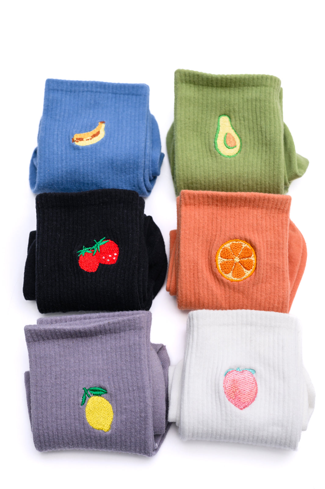 Fruit Snack Socks Set of 6 - Inspired Eye Boutique