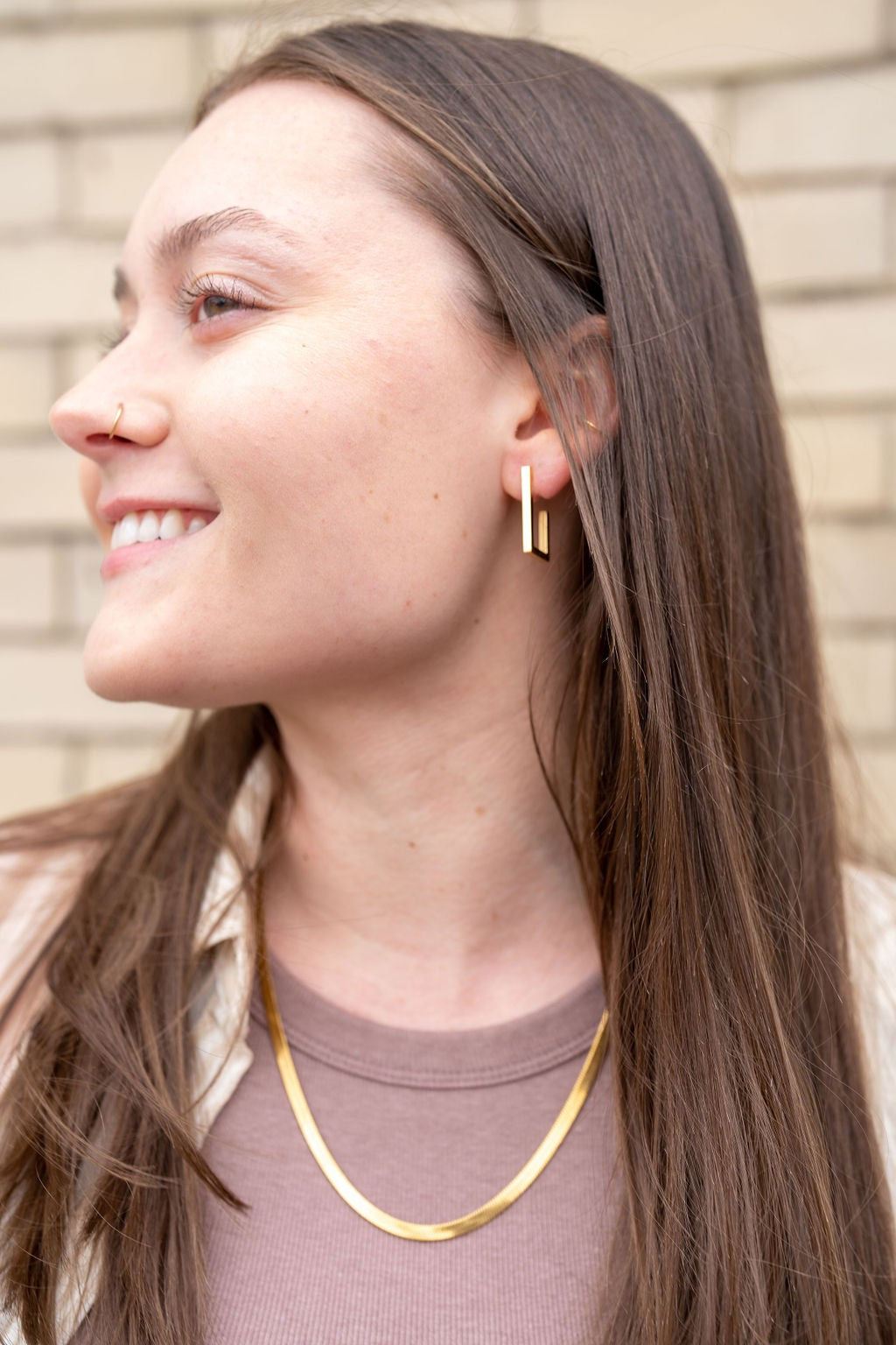 Gold Geometric Earrings - Inspired Eye Boutique