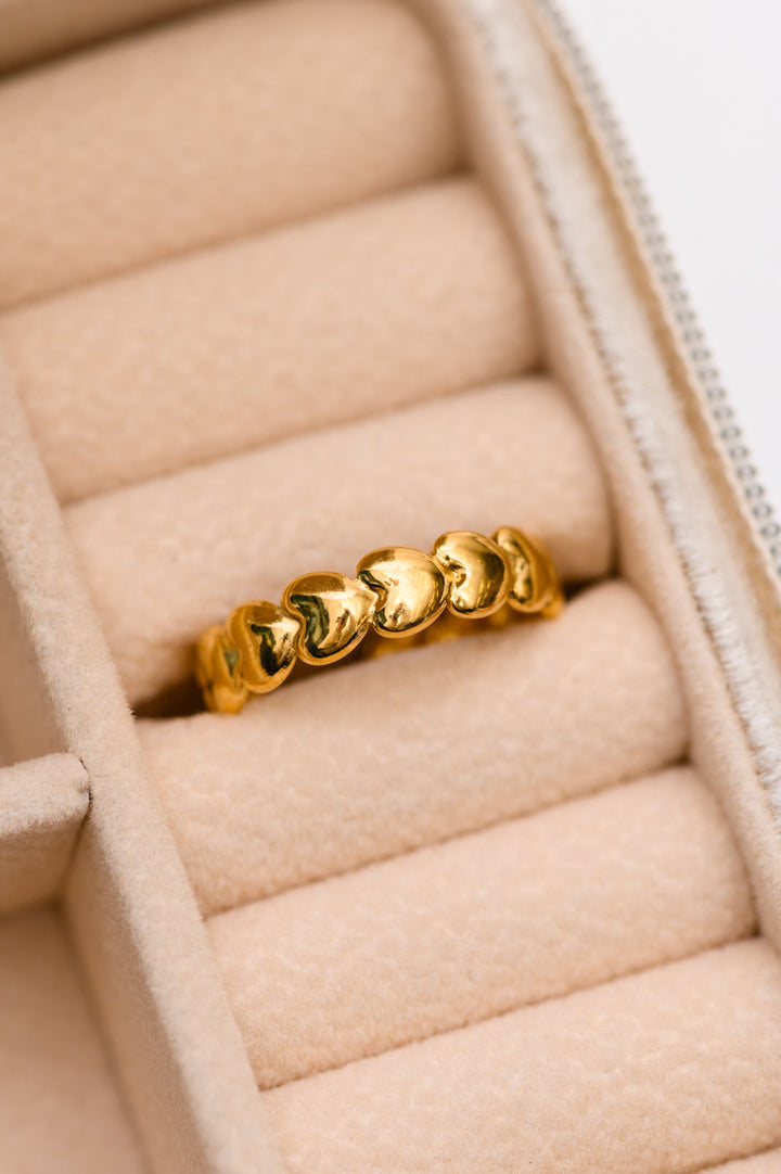 Gold Hearts on Hearts Ring - Inspired Eye Boutique