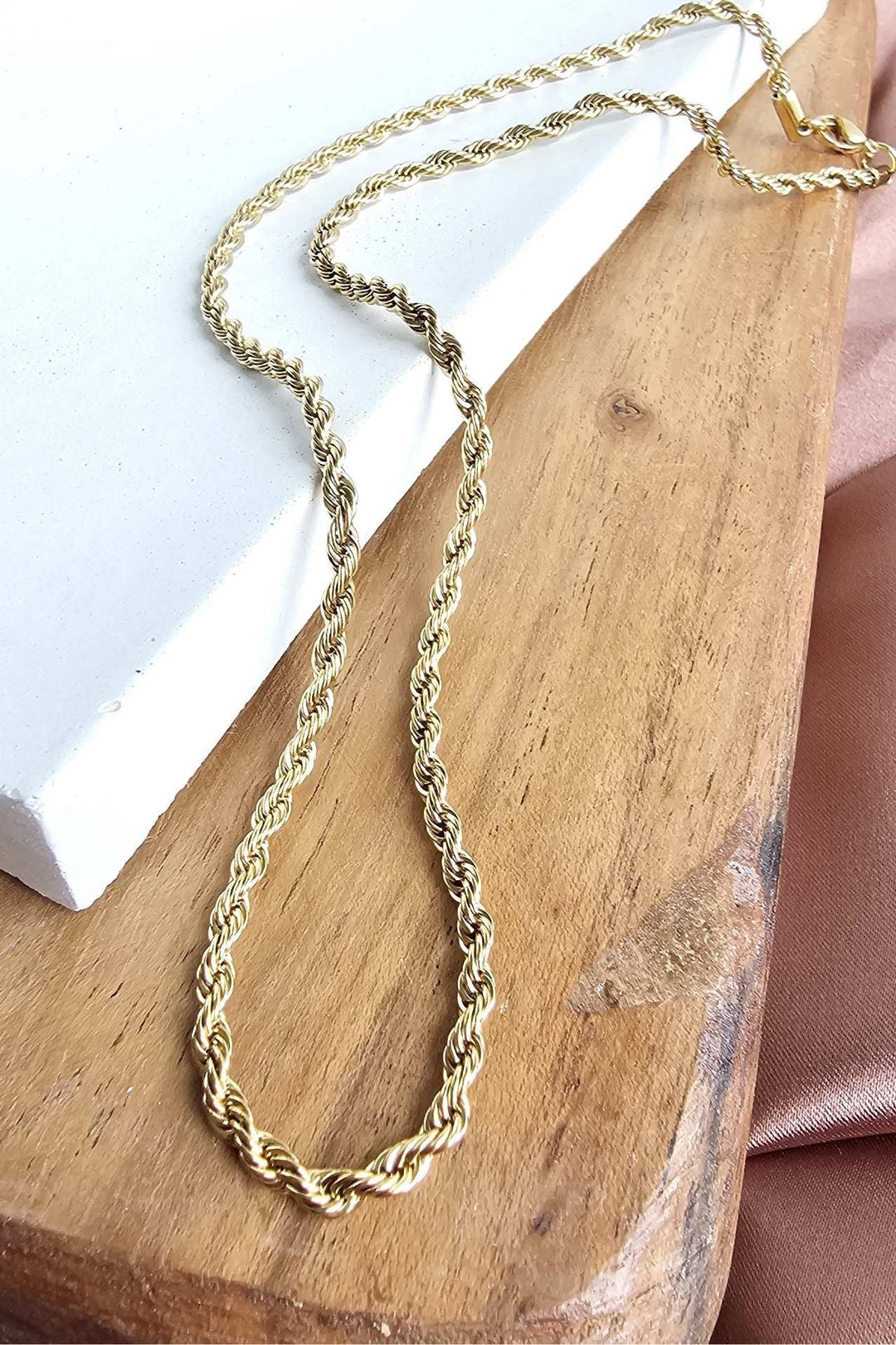 20 inch Gold Rope Chain - Inspired Eye Boutique