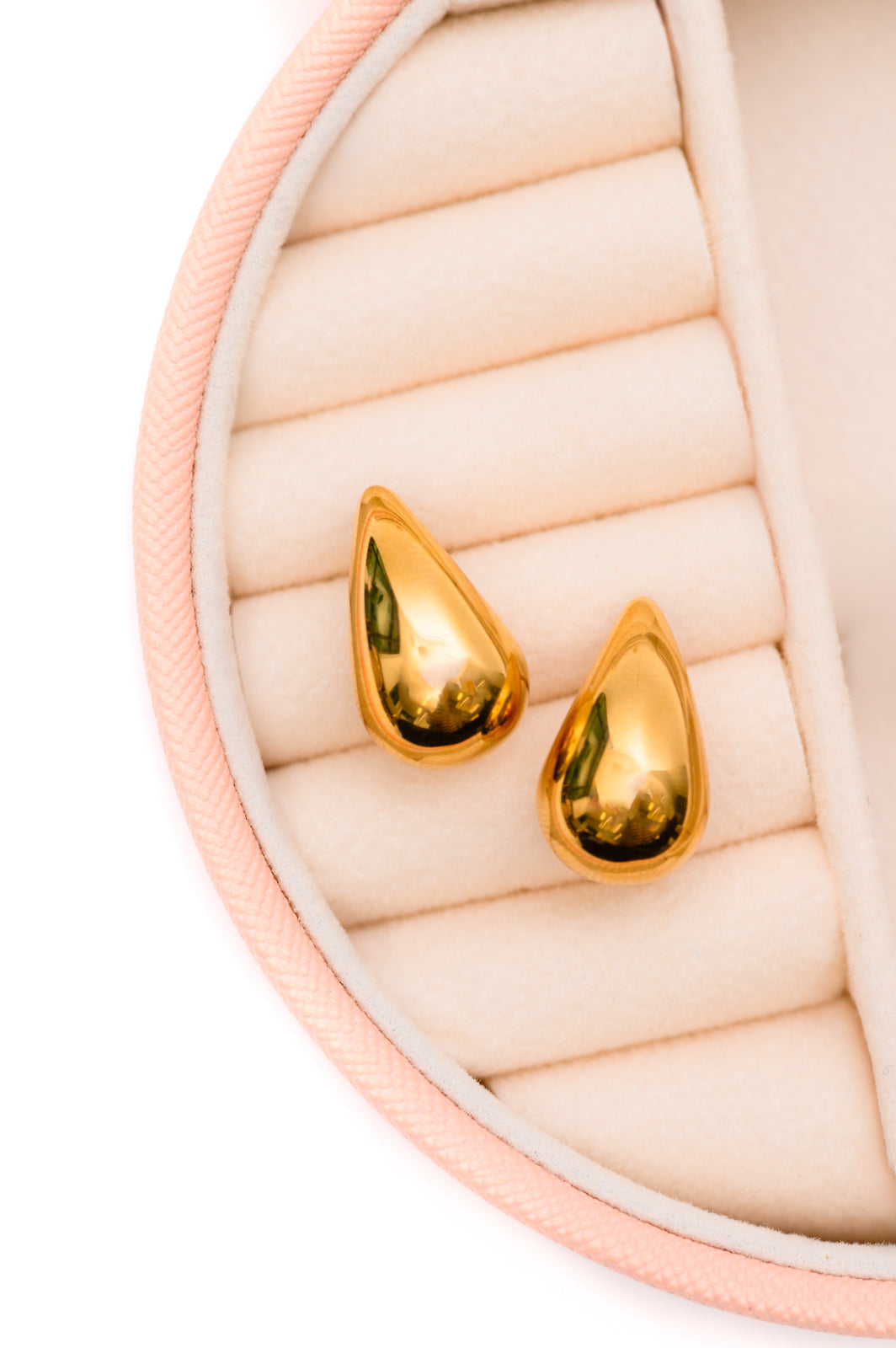 Gold Stainless Steel Teardrop Earrings - Inspired Eye Boutique