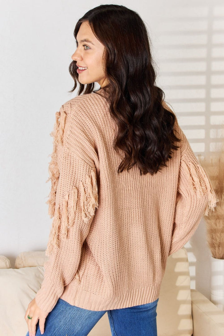 Tassel Pullover Sweater - Inspired Eye Boutique