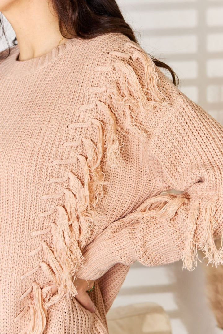 Tassel Pullover Sweater - Inspired Eye Boutique