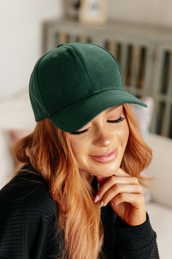 Green Women's Baseball Cap - Adjustable - Inspired Eye Boutique