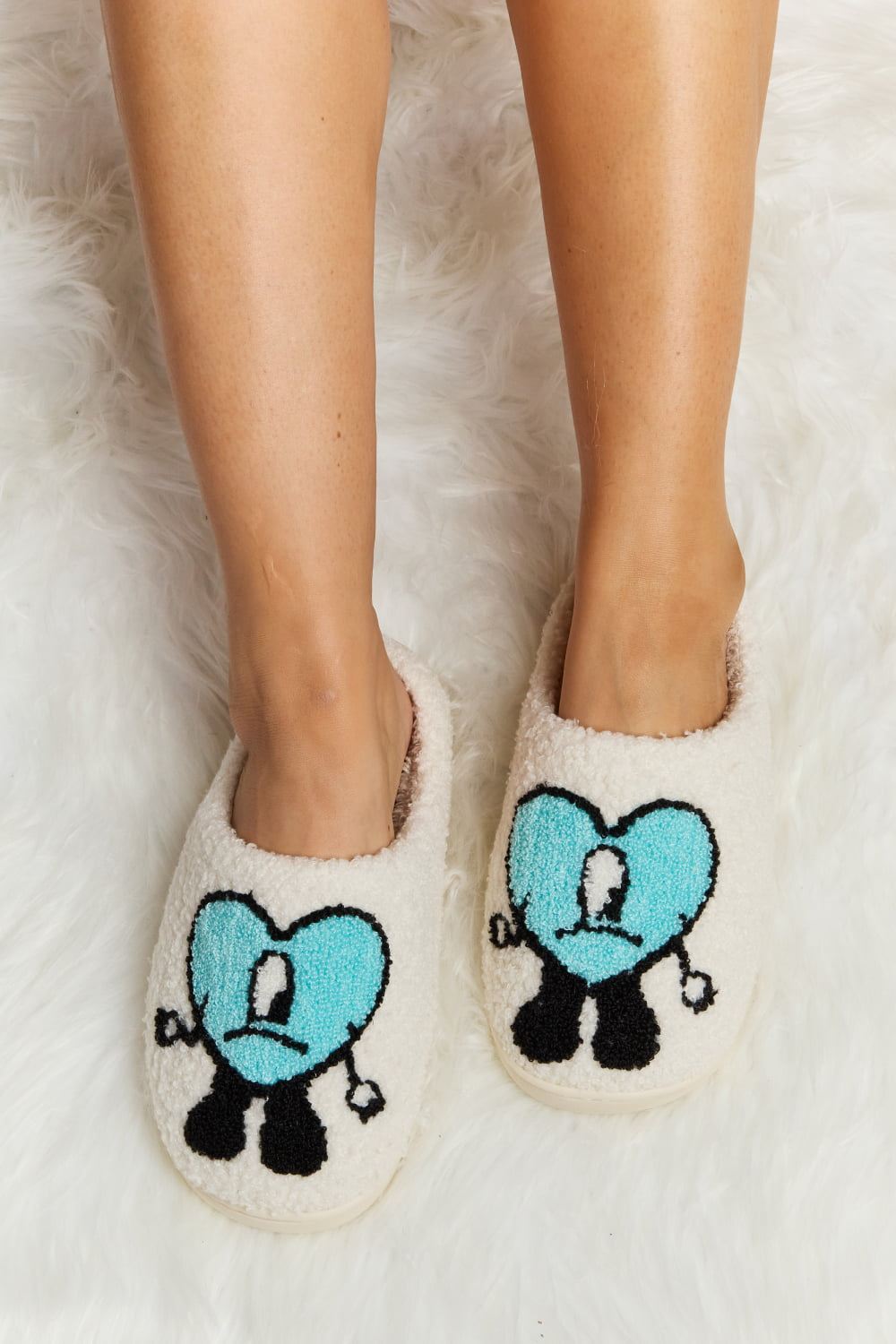 Womens Heart Slippers - Inspired Eye Boutique