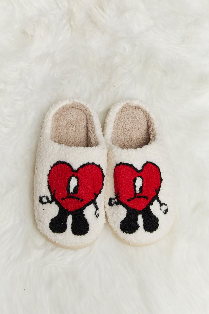 Womens Heart Slippers - Inspired Eye Boutique