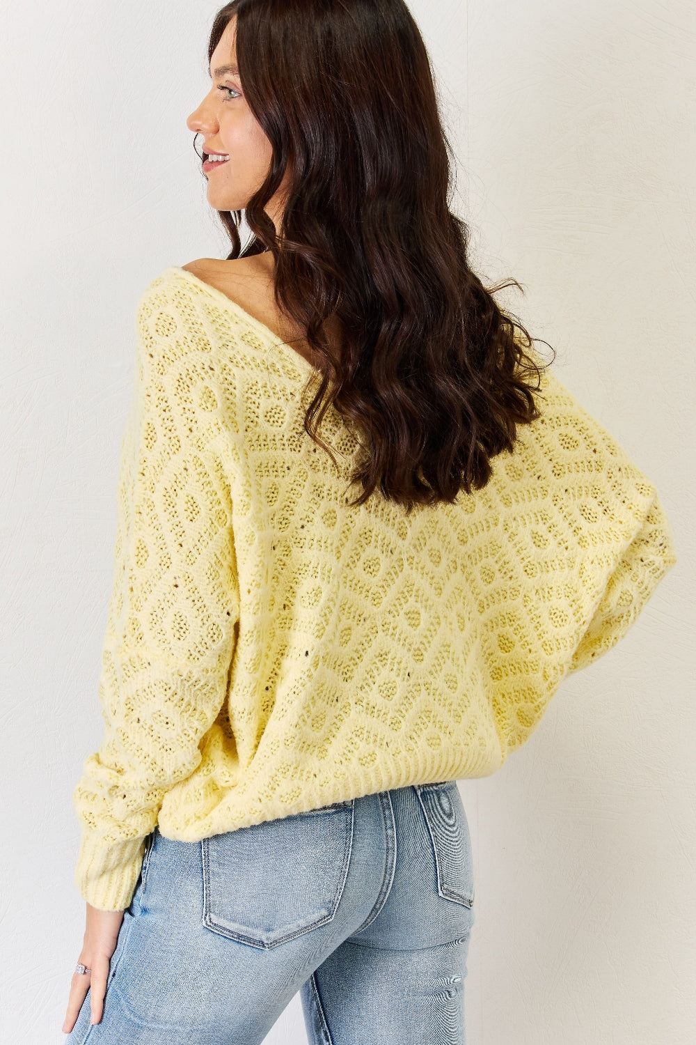 Yellow Knit Sweater - Inspired Eye Boutique