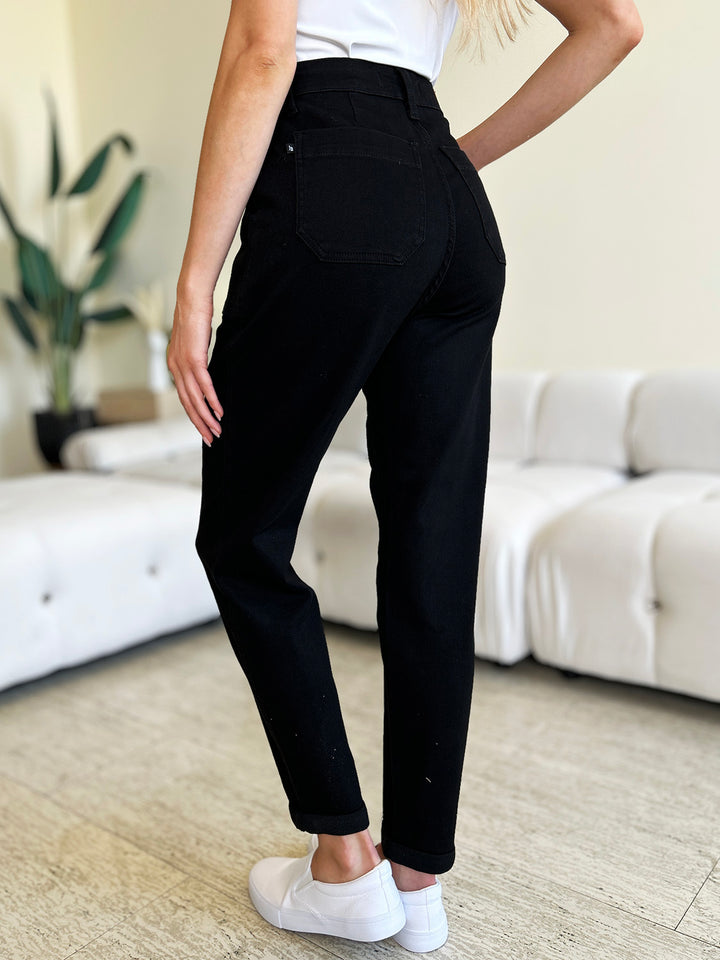 Judy Blue - High Rise Black Joggers - Inspired Eye Boutique