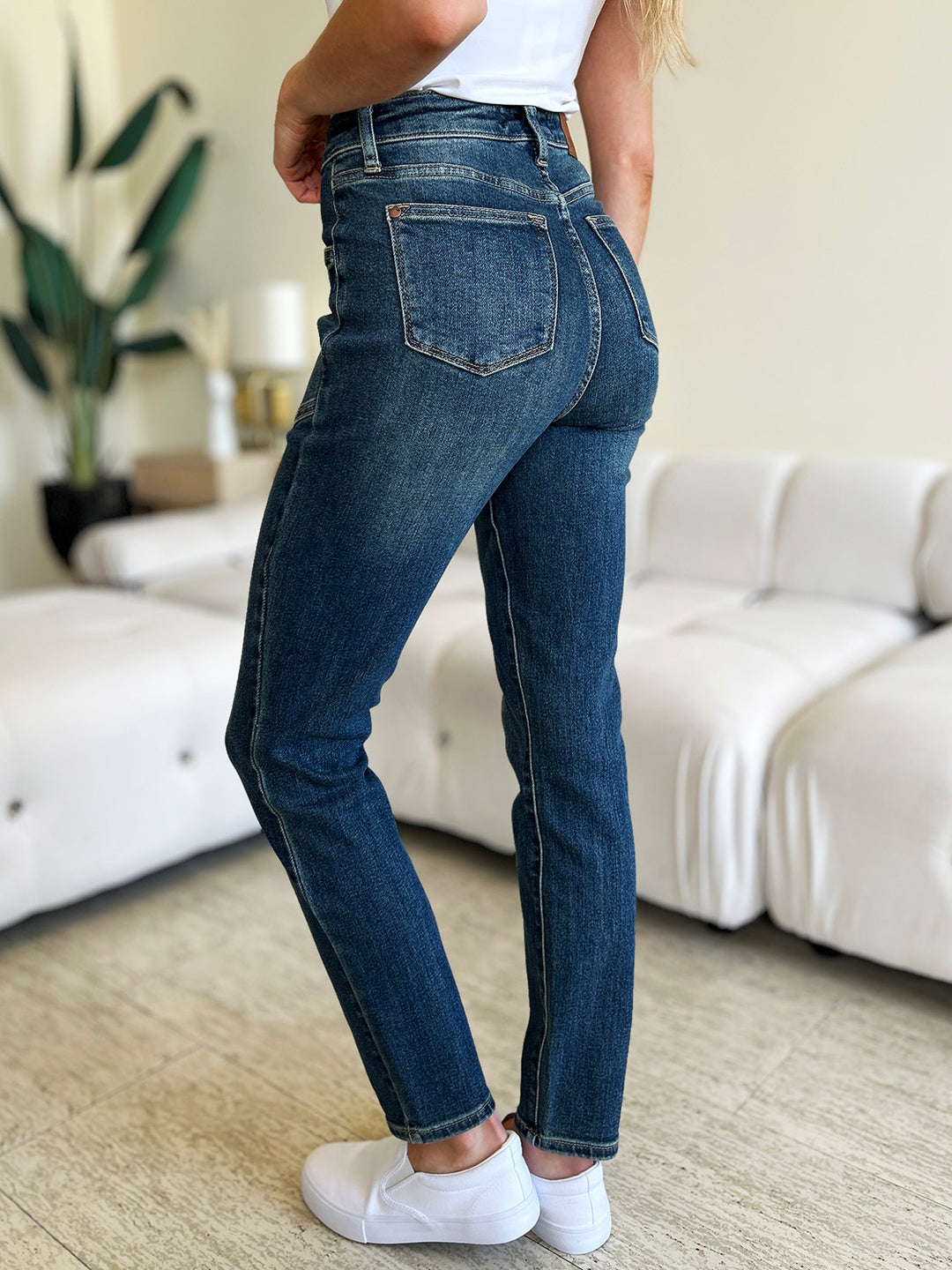 Judy Blue - High Rise Classic Relaxed Fit Jeans - Inspired Eye Boutique