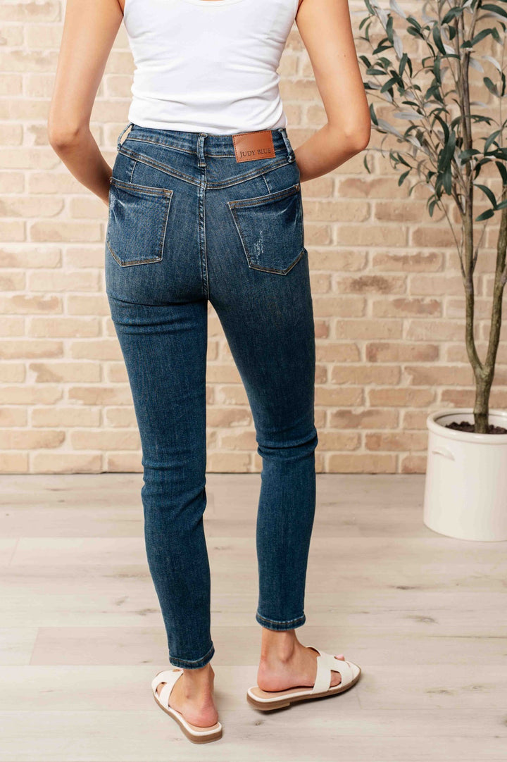 Judy Blue - High Rise Control Top Skinny Jeans - Inspired Eye Boutique