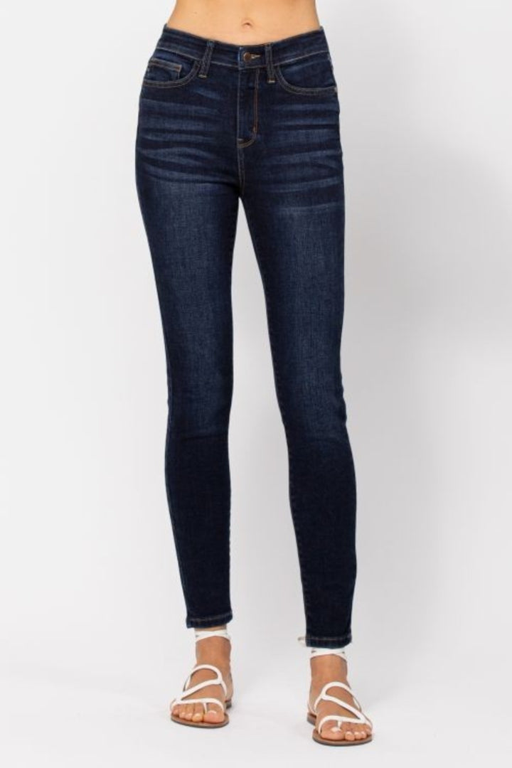 Judy Blue - High Waist Dark Wash Skinny Jeans - Inspired Eye Boutique