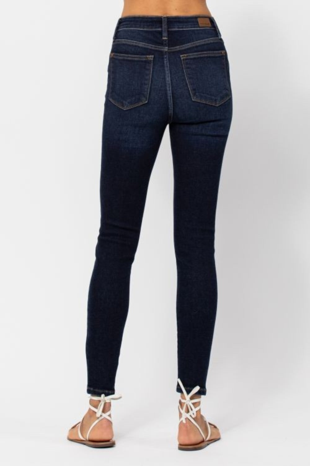 Judy Blue - High Waist Dark Wash Skinny Jeans - Inspired Eye Boutique