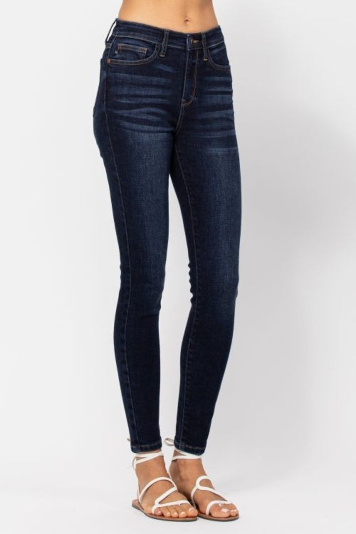 Judy Blue - High Waist Dark Wash Skinny Jeans - Inspired Eye Boutique