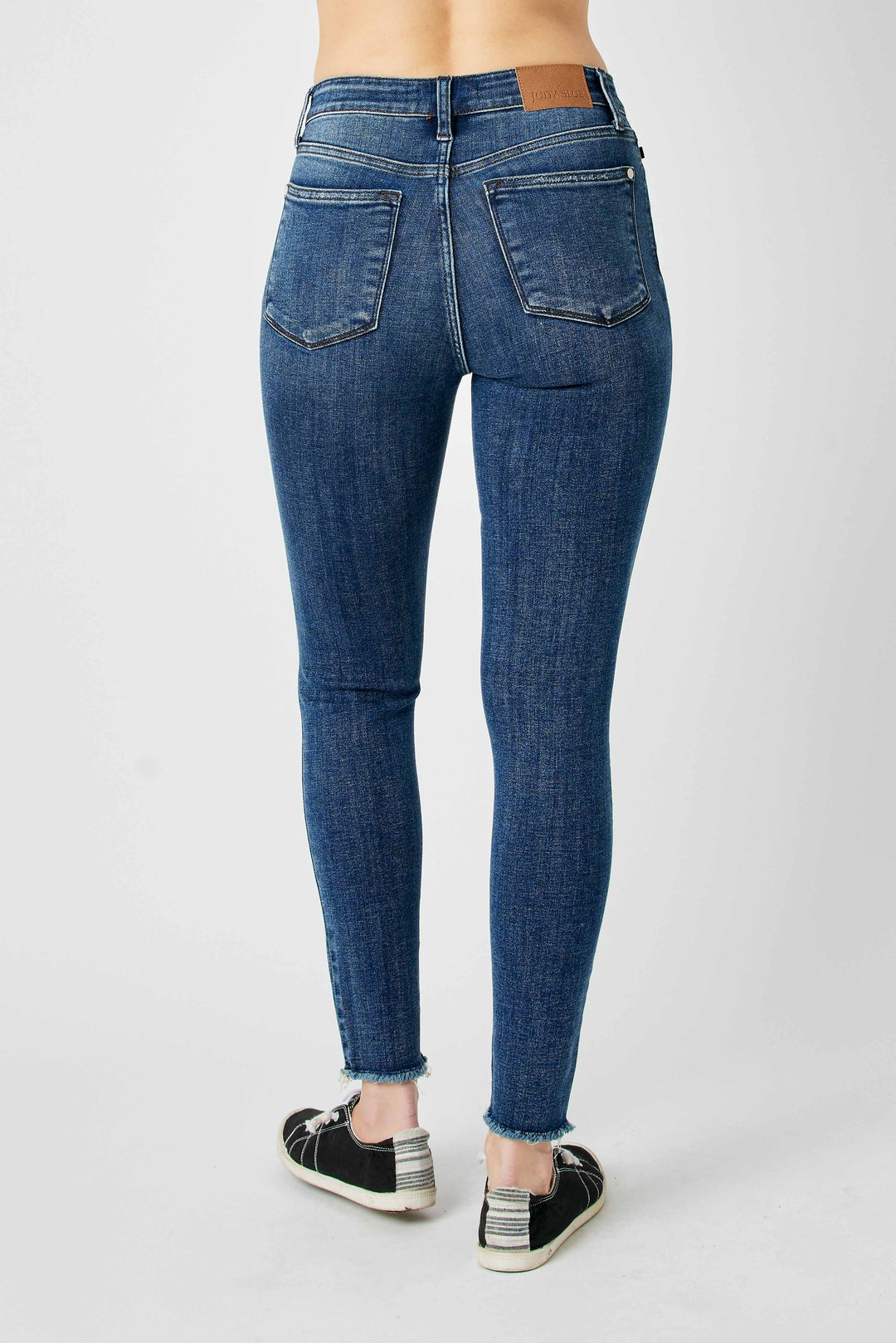 Judy Blue - High Waist Distressed Skinny Jeans - Inspired Eye Boutique