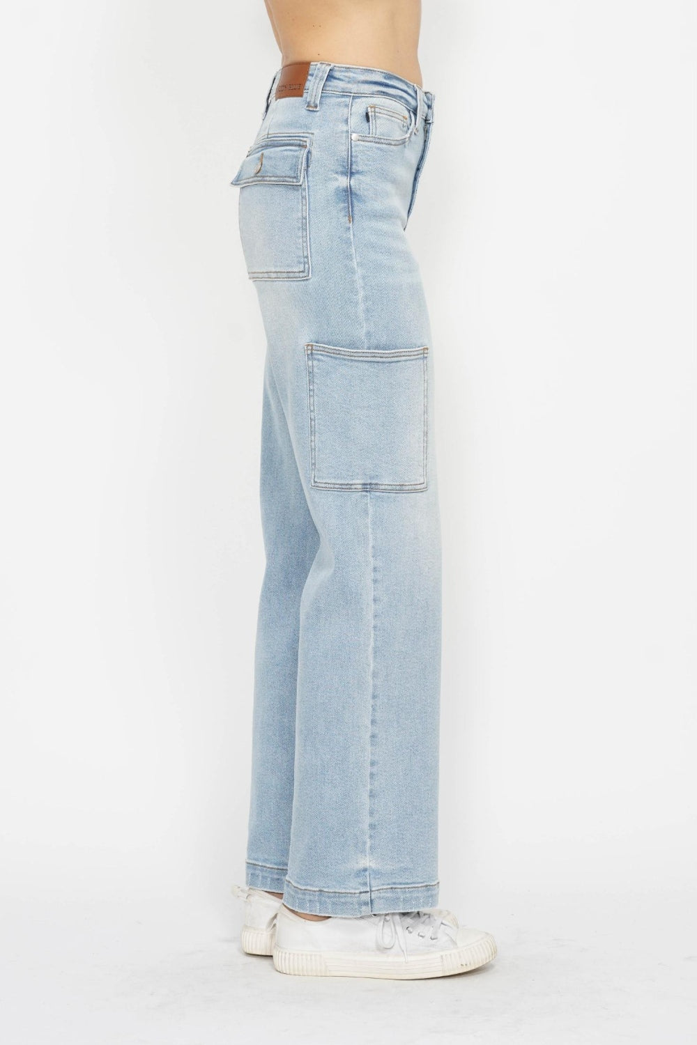 Judy Blue - Wide Leg Cargo Jeans