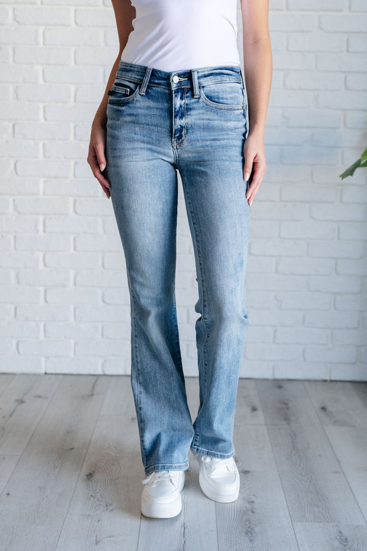 Judy Blue - Mid-Rise Classic Bootcut Jeans - Inspired Eye Boutique