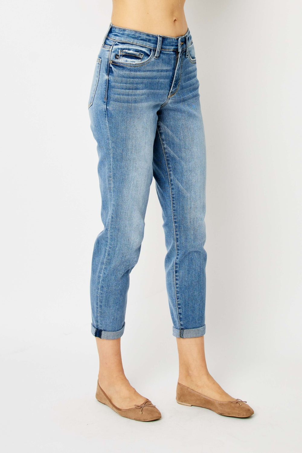 Judy Blue Mid-Rise Slim Fit Jeans - Inspired Eye Boutique