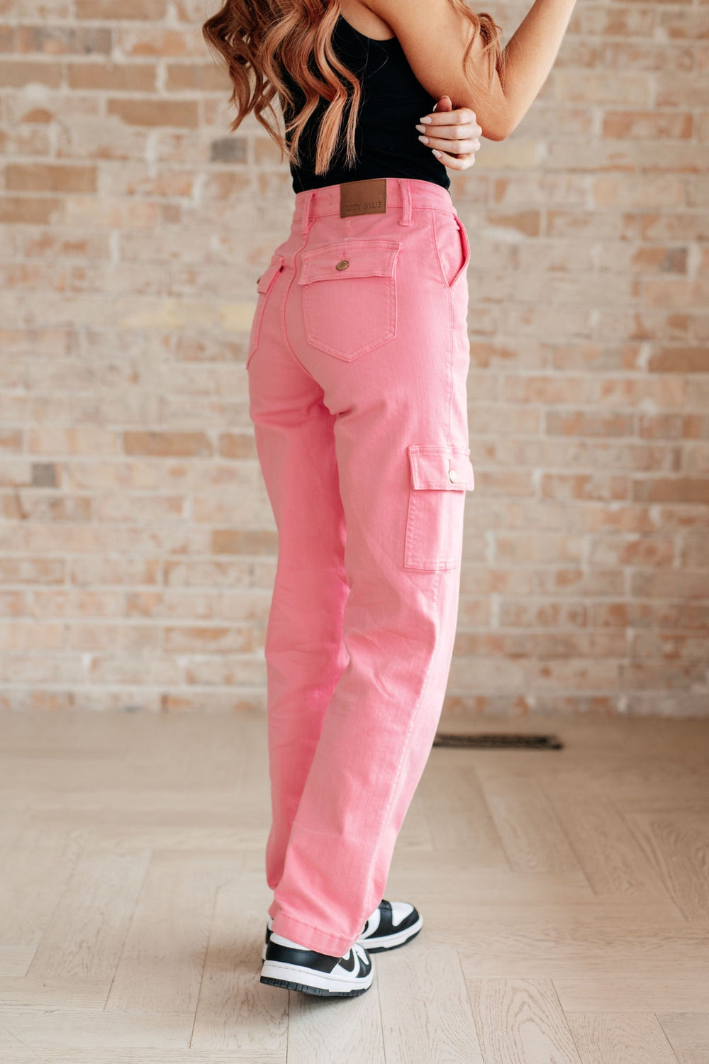 Judy Blue - Pink Jeans - Cargo Denim - Inspired Eye Boutique