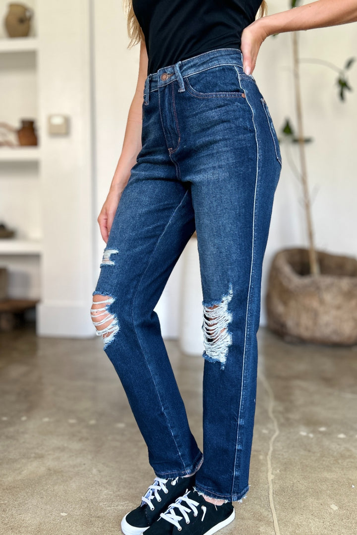 Judy Blue - Rigid Magic Destroyed Jeans