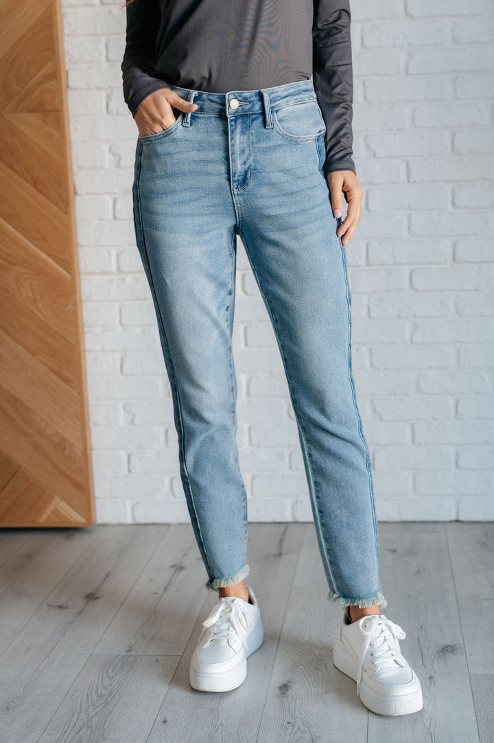 Judy Blue - Side Panel Detail High Rise Jeans - Inspired Eye Boutique