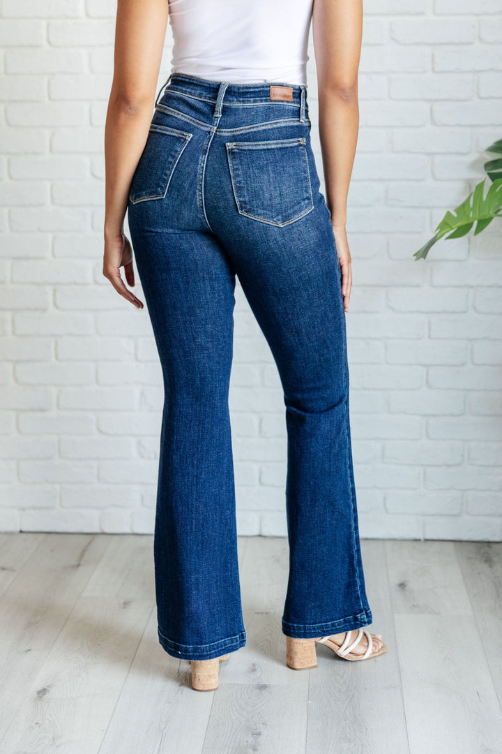 Judy Blue - Mavis Side Seam Detail Flare Jeans