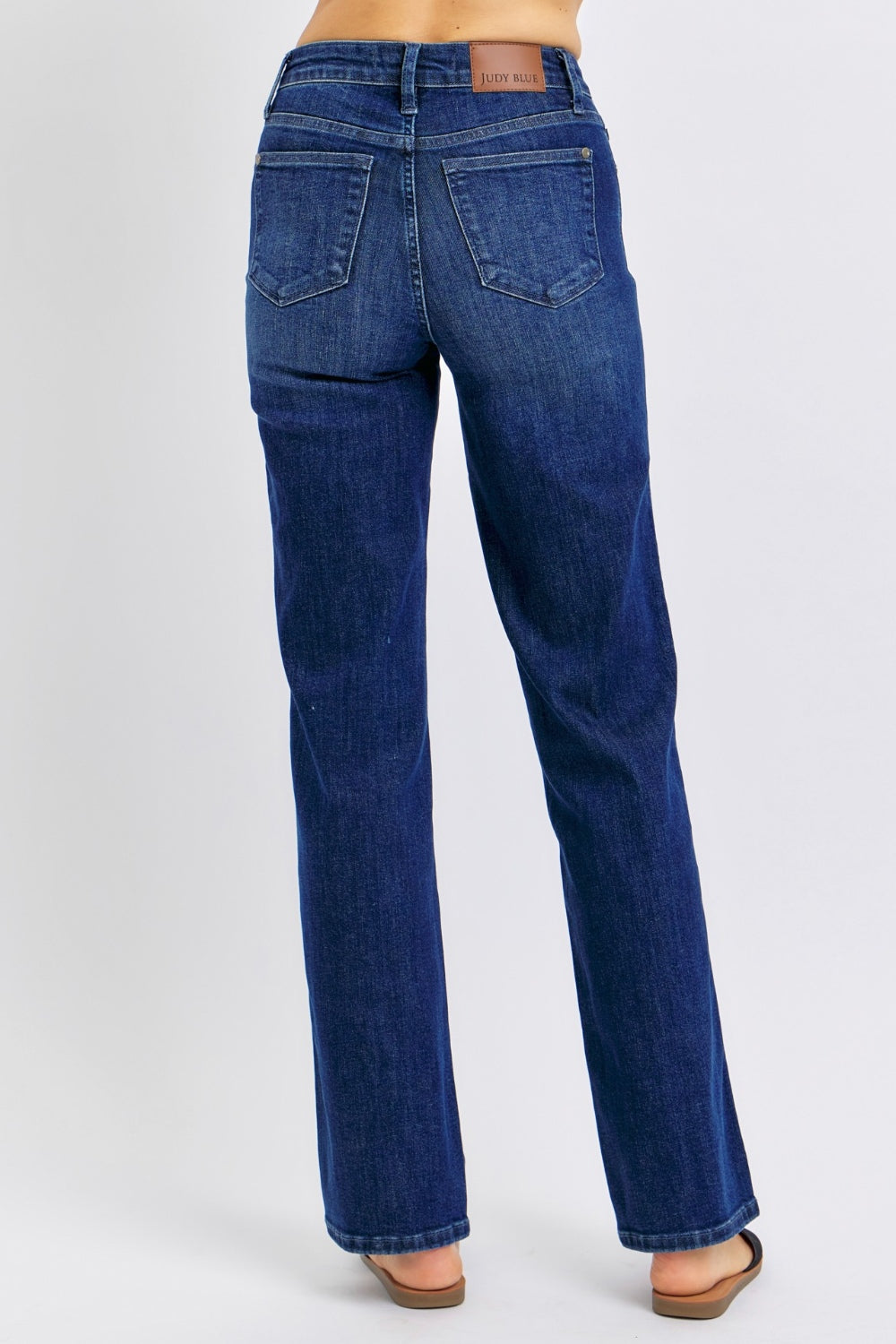 Judy Blue - Straight Leg Dark Wash Jeans - Inspired Eye Boutique