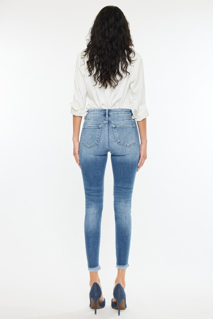 KanCan - Destroyed Ankle Skinny Jeans - Inspired Eye Boutique