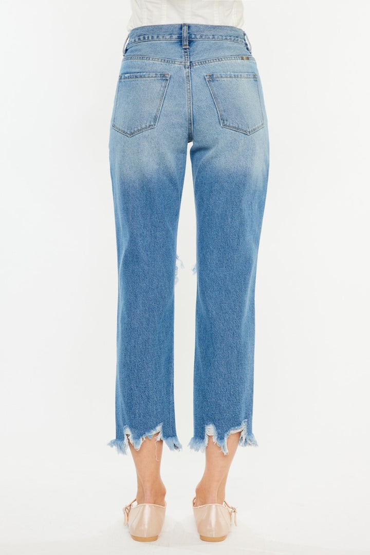 KanCan High Rise Mom Jeans - Inspired Eye Boutique