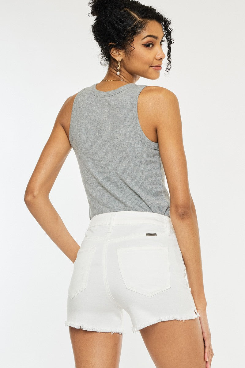 KanCan - High Waist Cutoff Jean Shorts - Inspired Eye Boutique