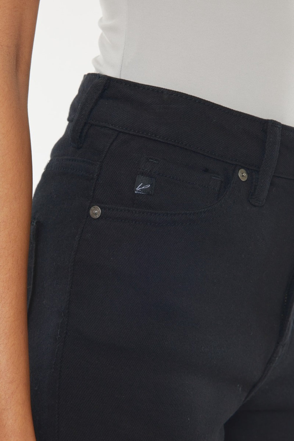 KanCan High Waisted Black Denim Shorts - Inspired Eye Boutique